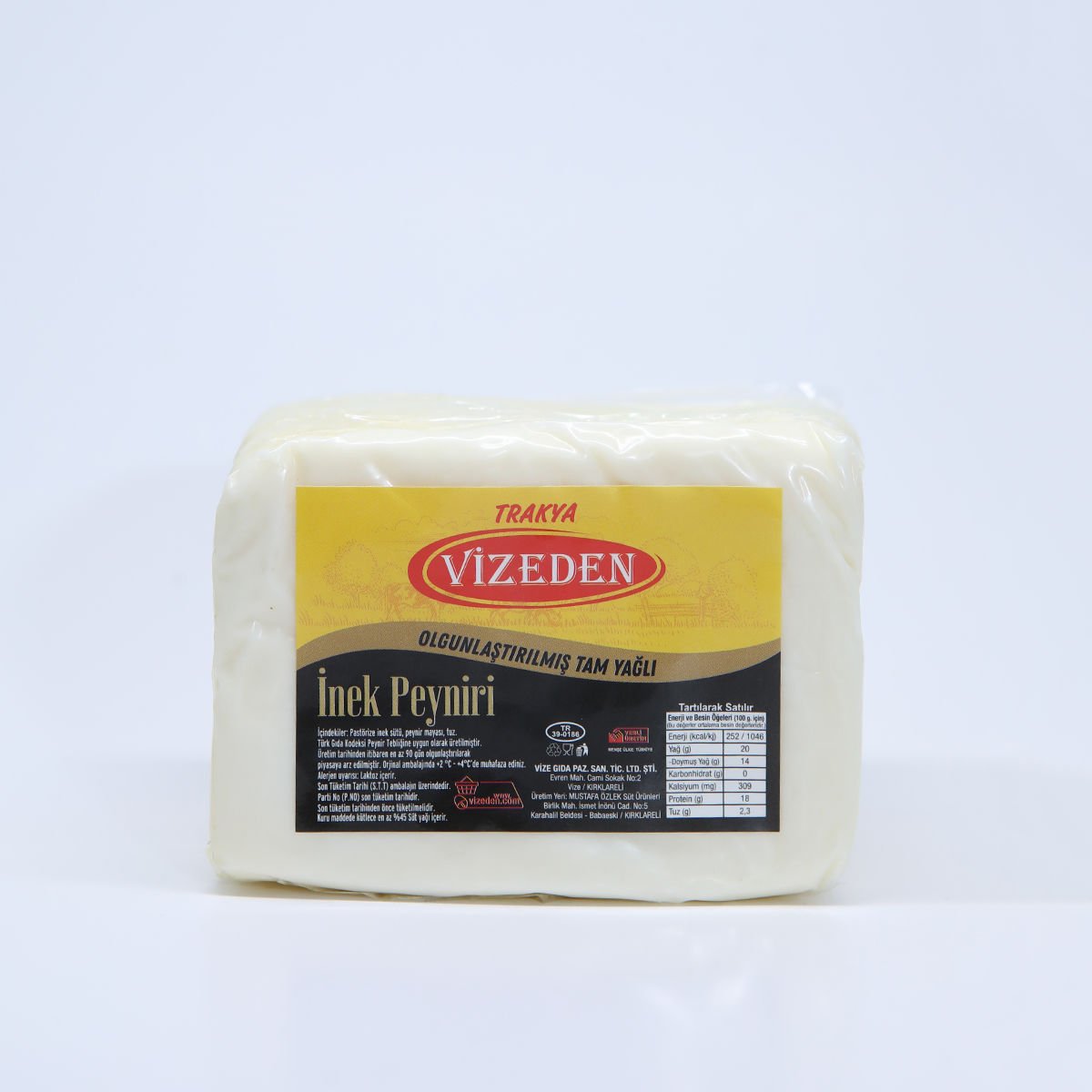 VİZEDEN SERT İNEK PEYNİRİ