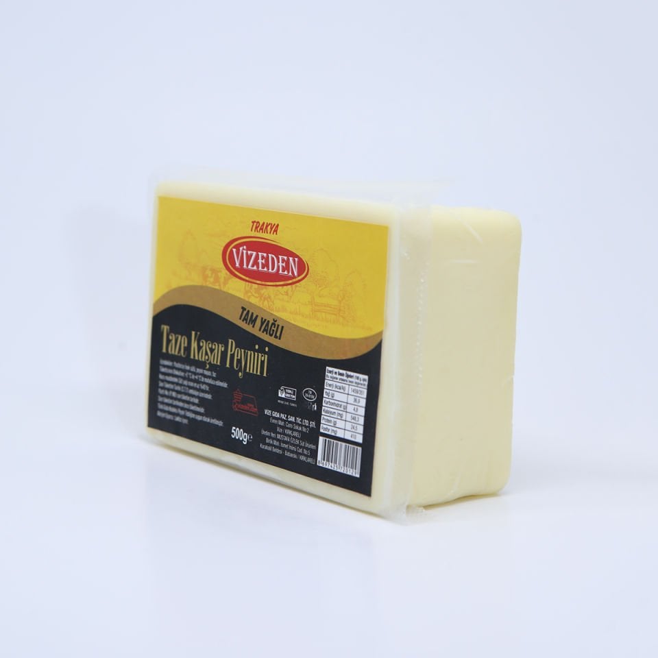 VİZEDEN TAZE KAŞAR PEYNİRİ (500Gr)