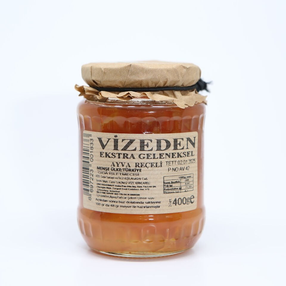 VİZEDEN AYVA REÇELİ (400Gr)