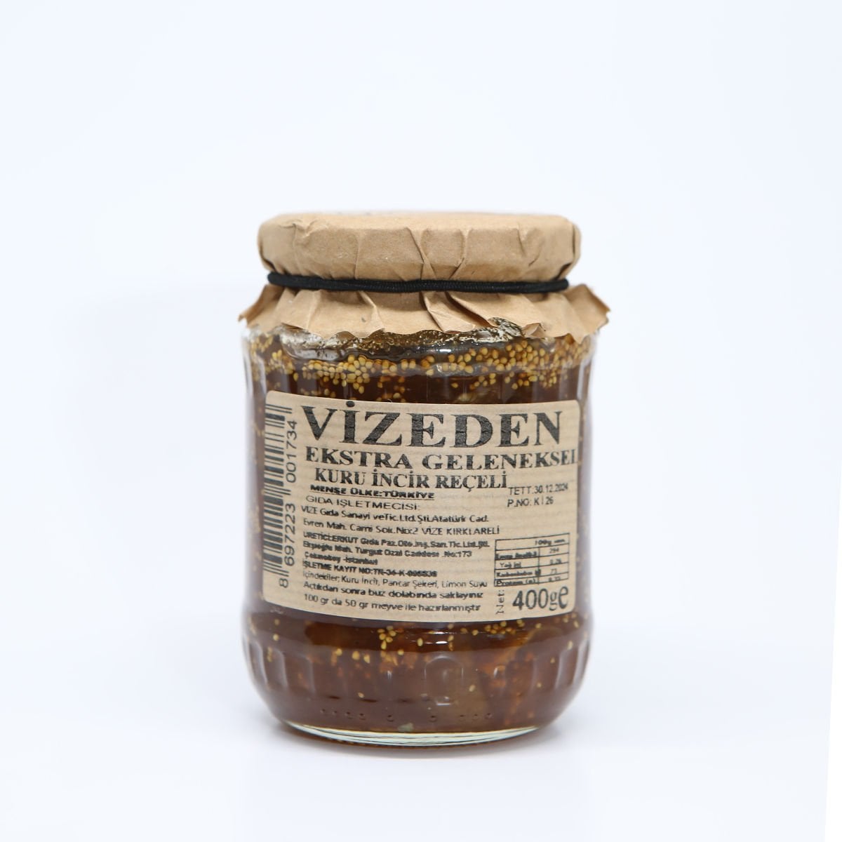 VİZEDEN KURU İNCİR REÇELİ (400Gr)