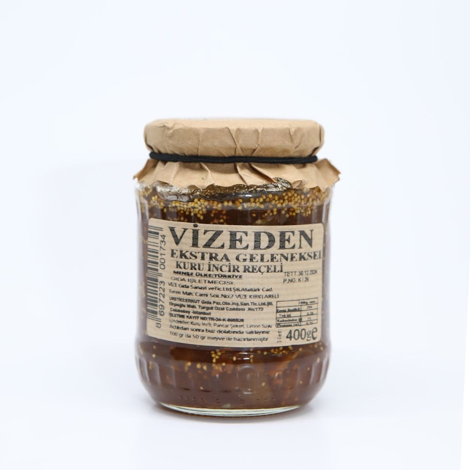 VİZEDEN KURU İNCİR REÇELİ (400Gr)
