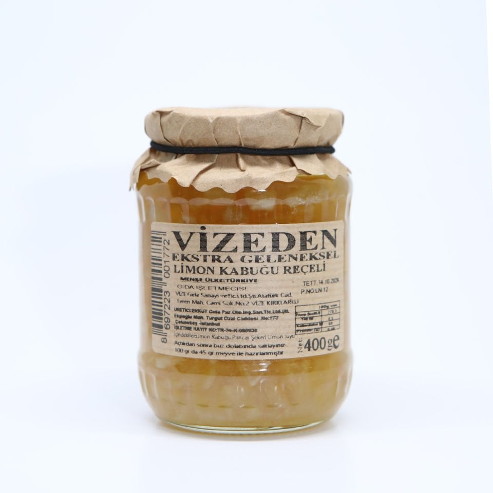 VİZEDEN LİMON KABUĞU REÇELİ (400Gr)