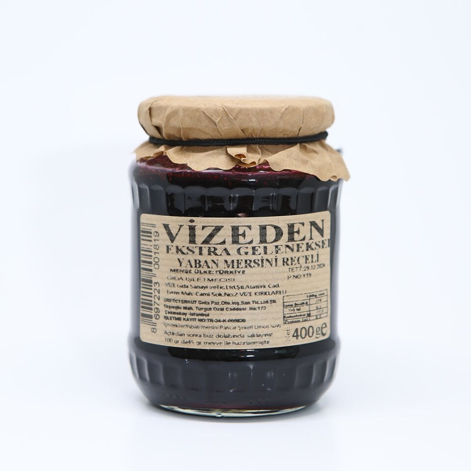 VİZEDEN YABAN MERSİNİ REÇELİ (400Gr)